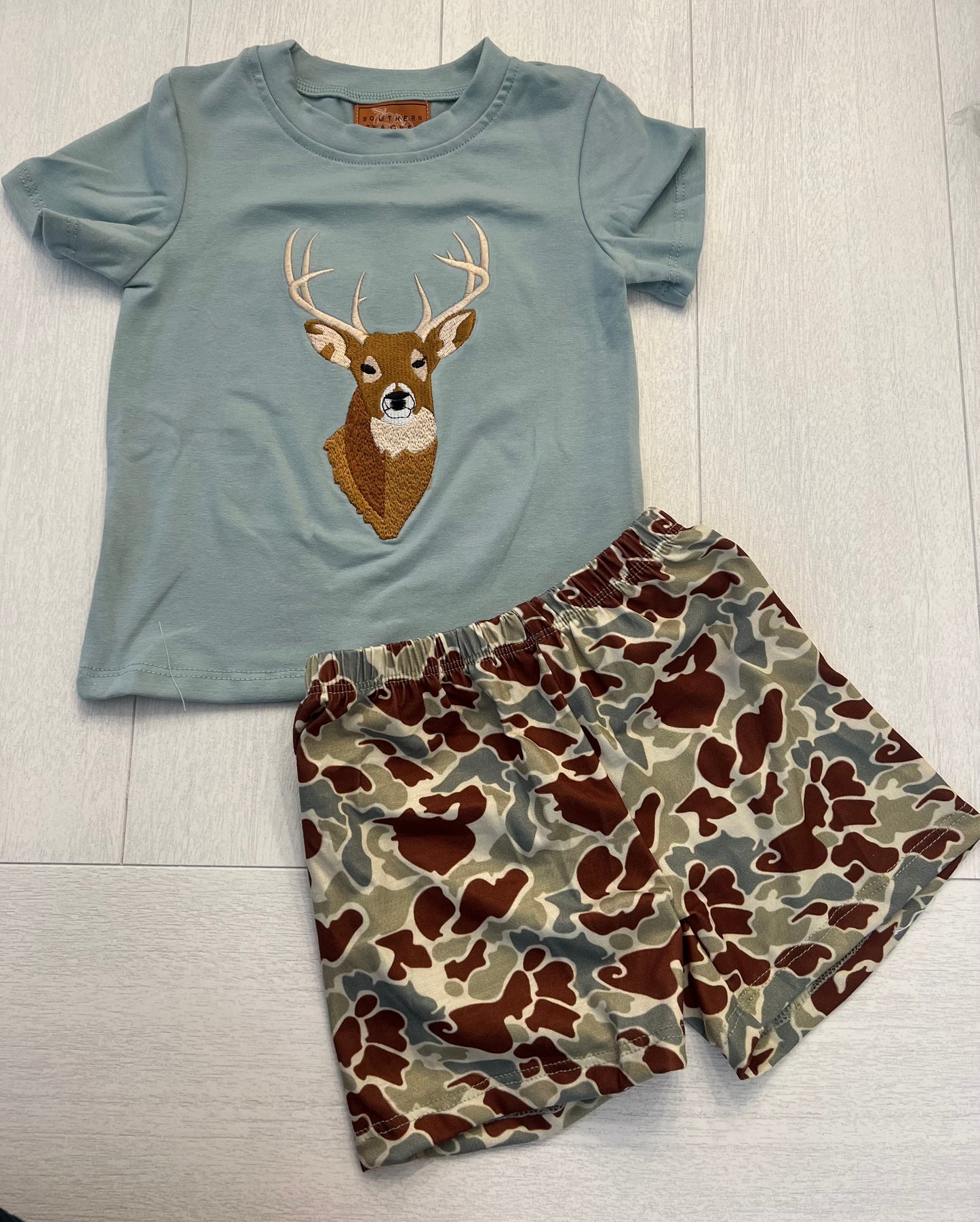 Camo Deer Short Set