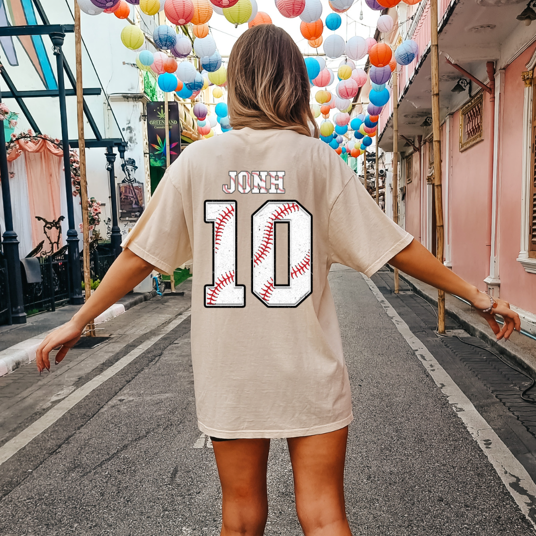 Baseball Lightening Mama Tee