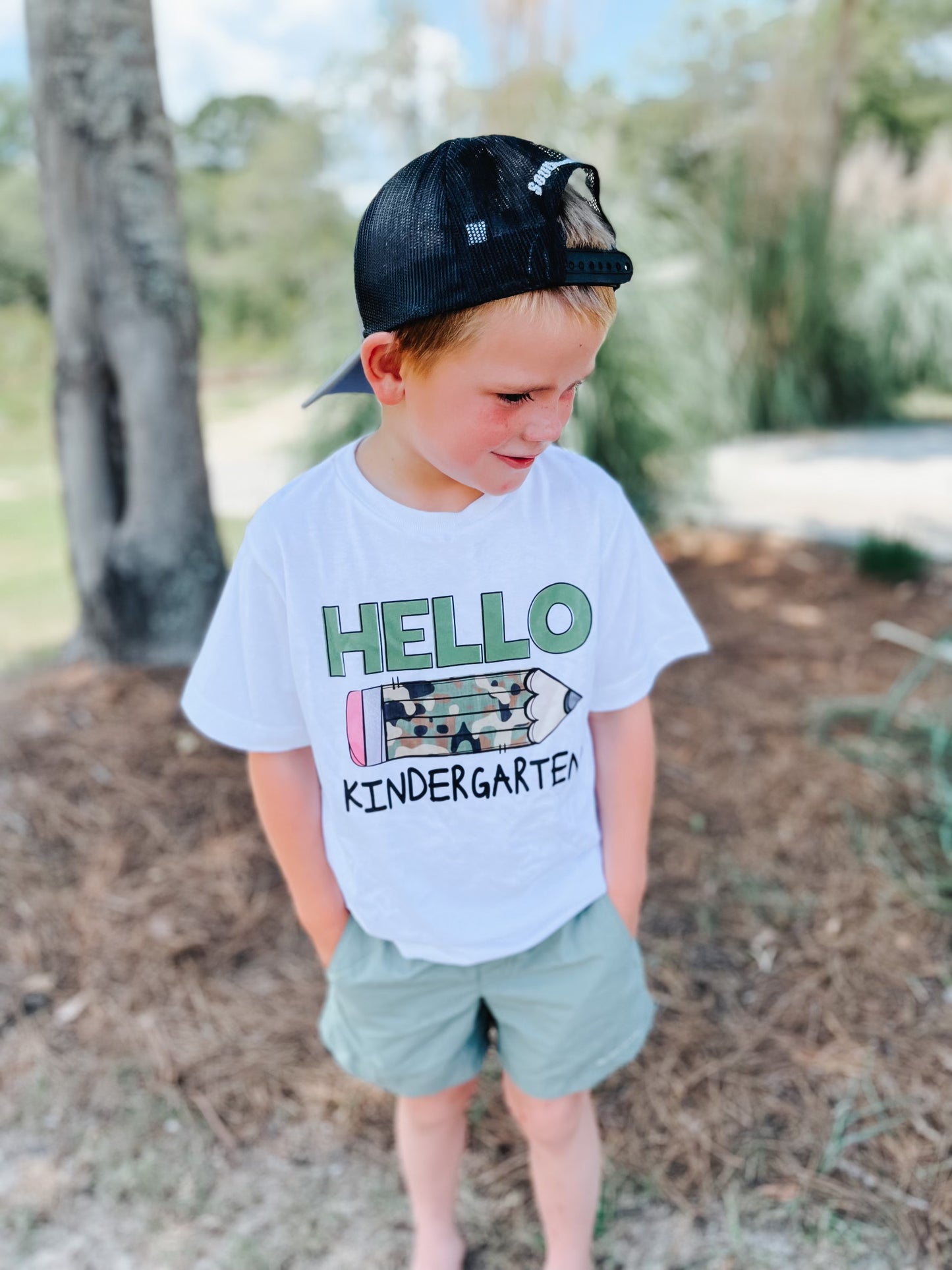 Grade Level Tee in White