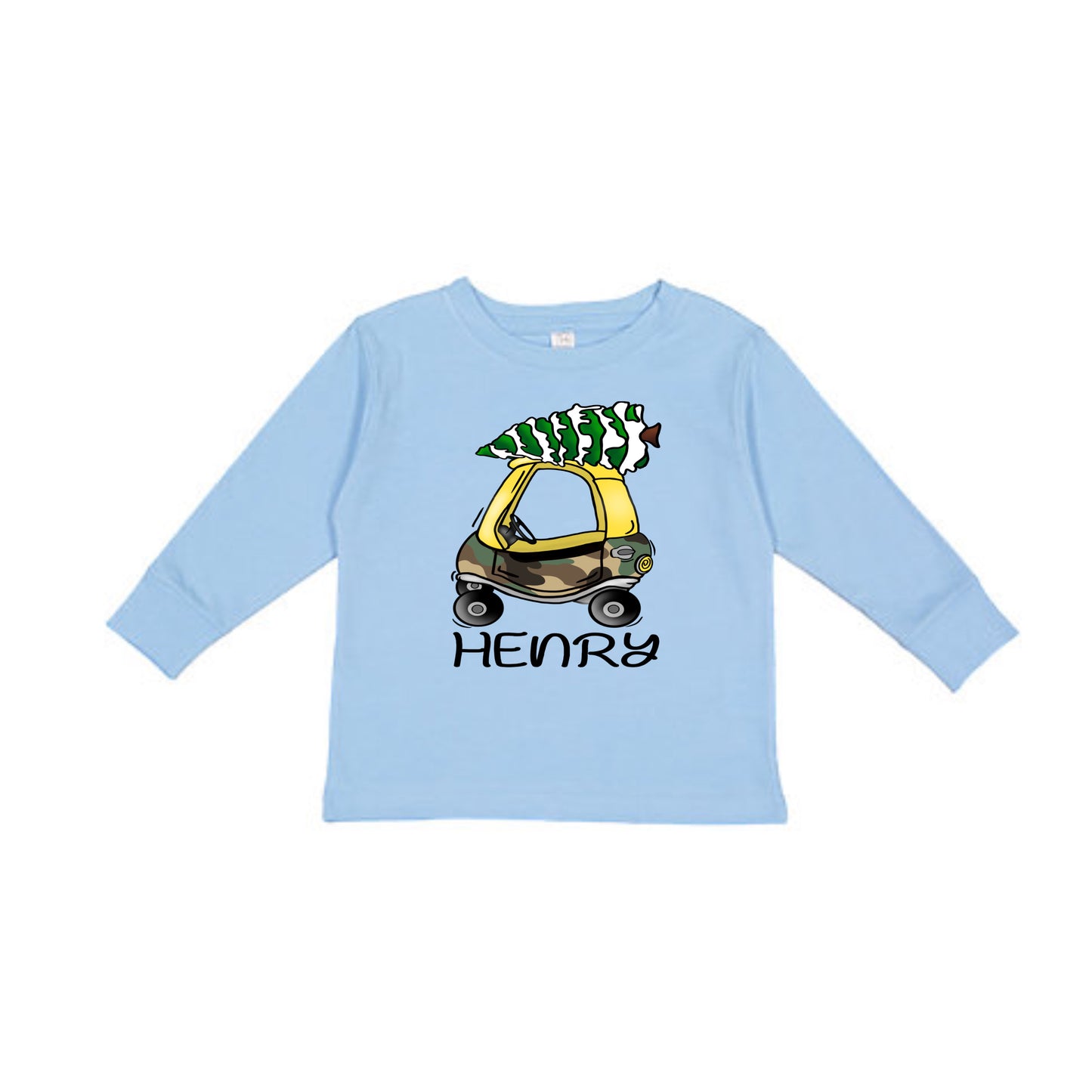 Camo Christmas Long Sleeve Tee