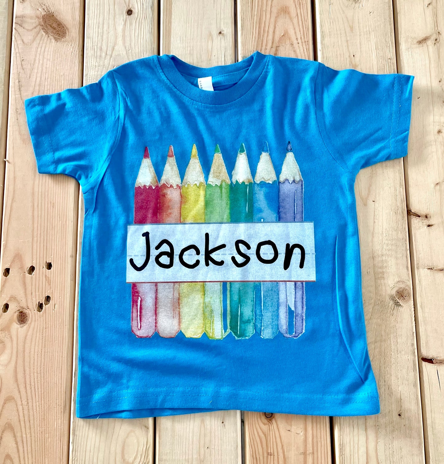 Customized School pencils toddler tee