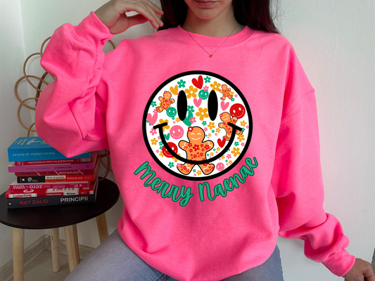 Christmas Smiley Sweatshirt