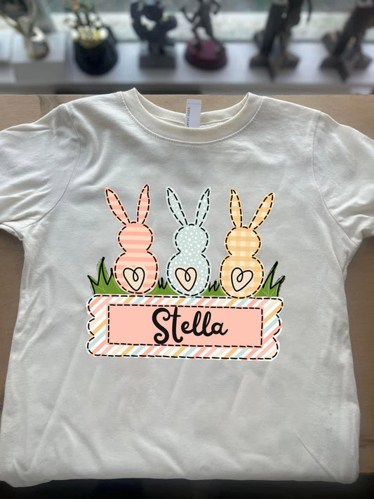 Girls Easter Trio Short Sleeve Tee