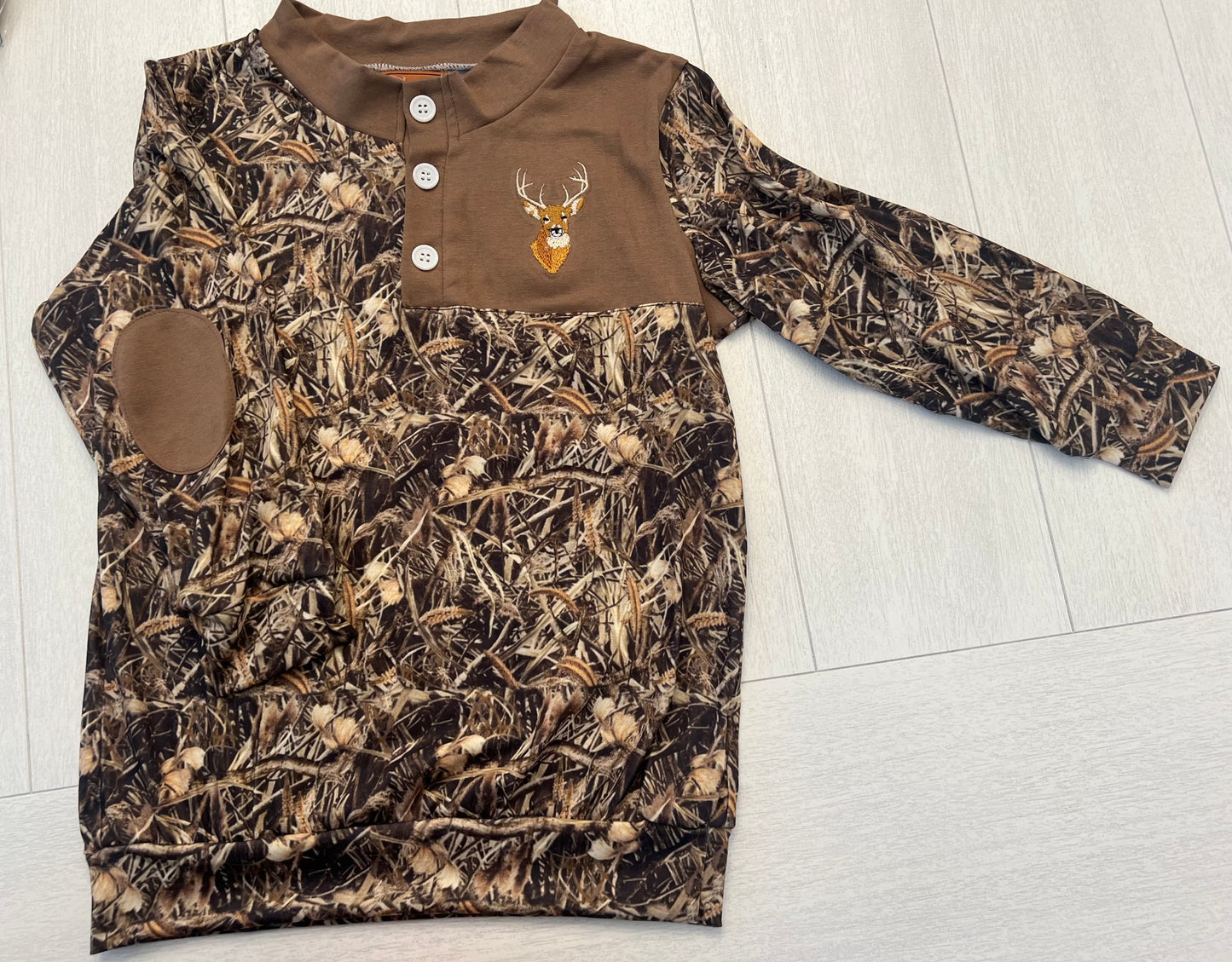 Camo Deer Pullover