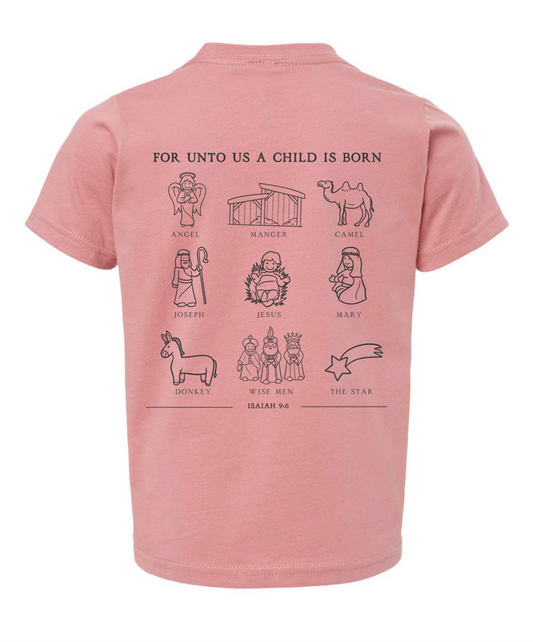 For Unto Us A Child Is Born Youth Tee