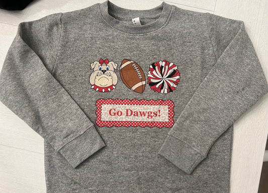 Go Dawgs! Girl Sweatshirt