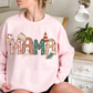 Adult Christmas Font Sweatshirt