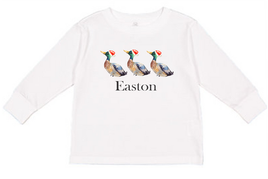 Christmas Ducks Long Sleeve Tee